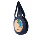 Bolso ovalado azul Nora