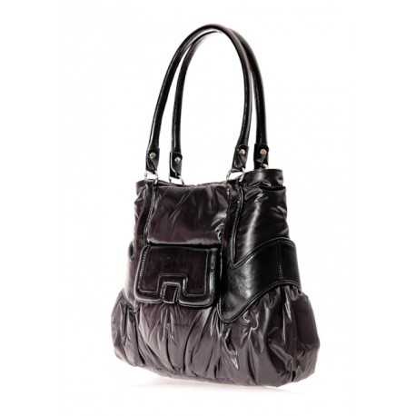 Bolso textil negro Mua 
