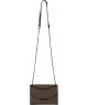 Bolso de Mano con Cadena en Marrón Topo: Accesorio Clásico y Versátil
