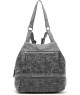 MISAKO Mochila Casual Gris - Tu Aliada Antirrobo con Estilo