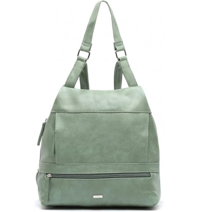MISAKO Mochila Antirrobo Verde Pastel - Frescura y Funcionalidad en tu Rutina