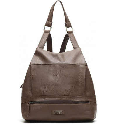MISAKO Mochila Antirrobo Color Marrón Topo - La Combinación de Seguridad y Versatilidad
