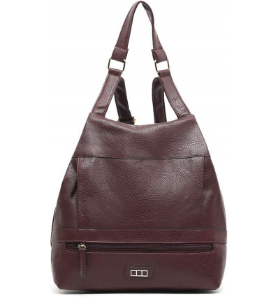 MISAKO Mochila Antirrobo Vino Tinto - Distinción y Seguridad en Cada Diseño
