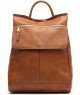 MISAKO Mochila Antirrobo Marrón Caramelo - Tu Complemento Seguro y Elegante