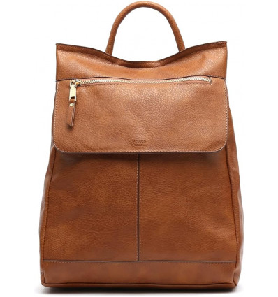 MISAKO Mochila Antirrobo Marrón Caramelo - Tu Complemento Seguro y Elegante