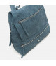 Mochila antirrobo Elegance Azul Serenidad Textura de Escamas