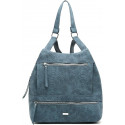 Mochila antirrobo Elegance Azul Serenidad Textura de Escamas