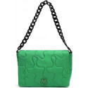 Bolso MISAKO de Fiesta Verde con Cadena Elegante - Versatilidad con un Toque de Color