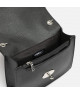 Bolso Bandolera Negro con Tachuelas y Cadena Plateada - Elegancia con un Toque Rock