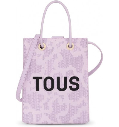 Mini Bolso TOUS Pop Malva Kaos Pix - Compacto y Lleno de Estilo