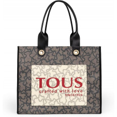 Bolso Tote de TOUS con Estampado Emblemático - Artesanía y Amor en Cada Diseño