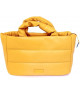 Bolso Shopper Mostaza Acolchado con Detalle de Nube - Agatha Ruiz de la Prada