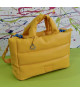 Bolso Shopper Mostaza Acolchado con Detalle de Nube - Agatha Ruiz de la Prada