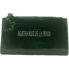 Cartera de Charol Verde con Detalle Nube - Agatha Ruiz de la Prada