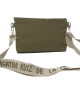Bolso Bandolera Plano de Nylon Verde con Borla Decorativa - Agatha Ruiz de la Prada