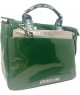 Bolso Elegante de Charol Verde y Cartera Extraíble - Agatha Ruiz de la Prada