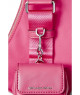 Bandolera Mediana Elegante para Mujer en Color Rosa Vibrante con Correa Ajustable y Cartera a Juego