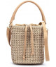 Bolso Pikolinos Miramar WHA Tejido Beige con Piel