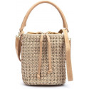 Bolso Pikolinos Miramar WHA Tejido Beige con Piel