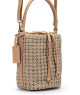 Bolso Pikolinos Miramar WHA Tejido Beige con Piel