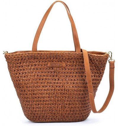 Bolso Pikolinos Selva WHA Tejido Marrón para Mujer