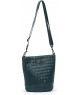 Bolso Pikolinos Faura WHA Trenzado Verde Oscuro