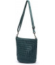Bolso Pikolinos Faura WHA Trenzado Verde Oscuro