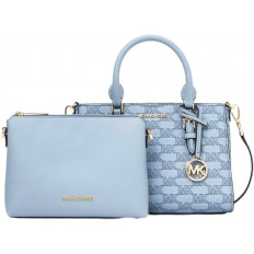 Bolsa Michael Kors 3 en 1 en Azul Celeste – Combinación de Lujo y Versatilidad