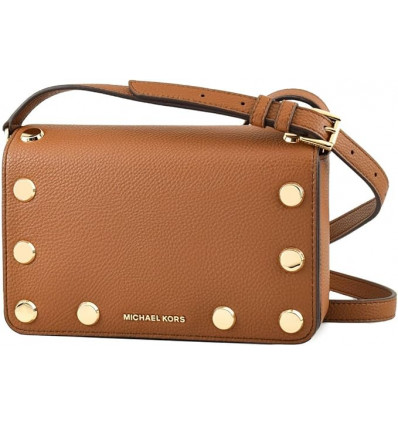 Bolso Holly Marrón de Michael Kors - Detalles Dorados y Elegancia