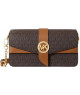 Bolso de Hombro Michael Kors Greenwich Mediano - Elegancia en Marrón y Acorn