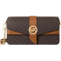 Bolso de Hombro Michael Kors Greenwich Mediano - Elegancia en Marrón y Acorn
