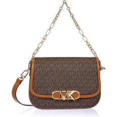 Bolso Mensajero Michael Kors Parker Medium - Elegancia Urbana en Marrón/Acorn