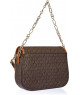 Bolso Mensajero Michael Kors Parker Medium - Elegancia Urbana en Marrón/Acorn