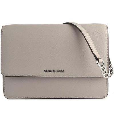 Bolso de Hombro Michael Kors Gris - Elegancia Urbana